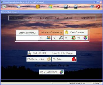 Video Rental Software Color Theme 4