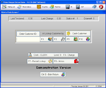 Video Rental Software Color Theme 6