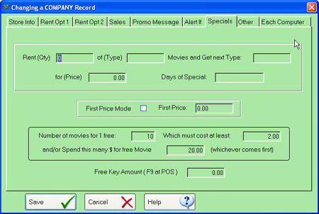 DVD Rental Software Specials